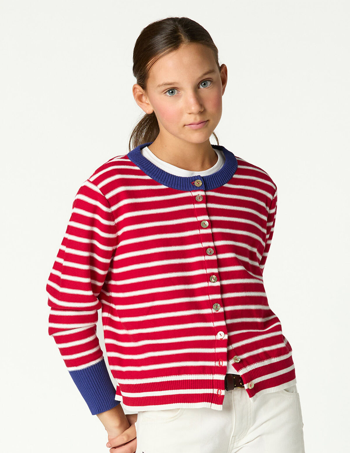 CONTRAST STRIPED JACKET