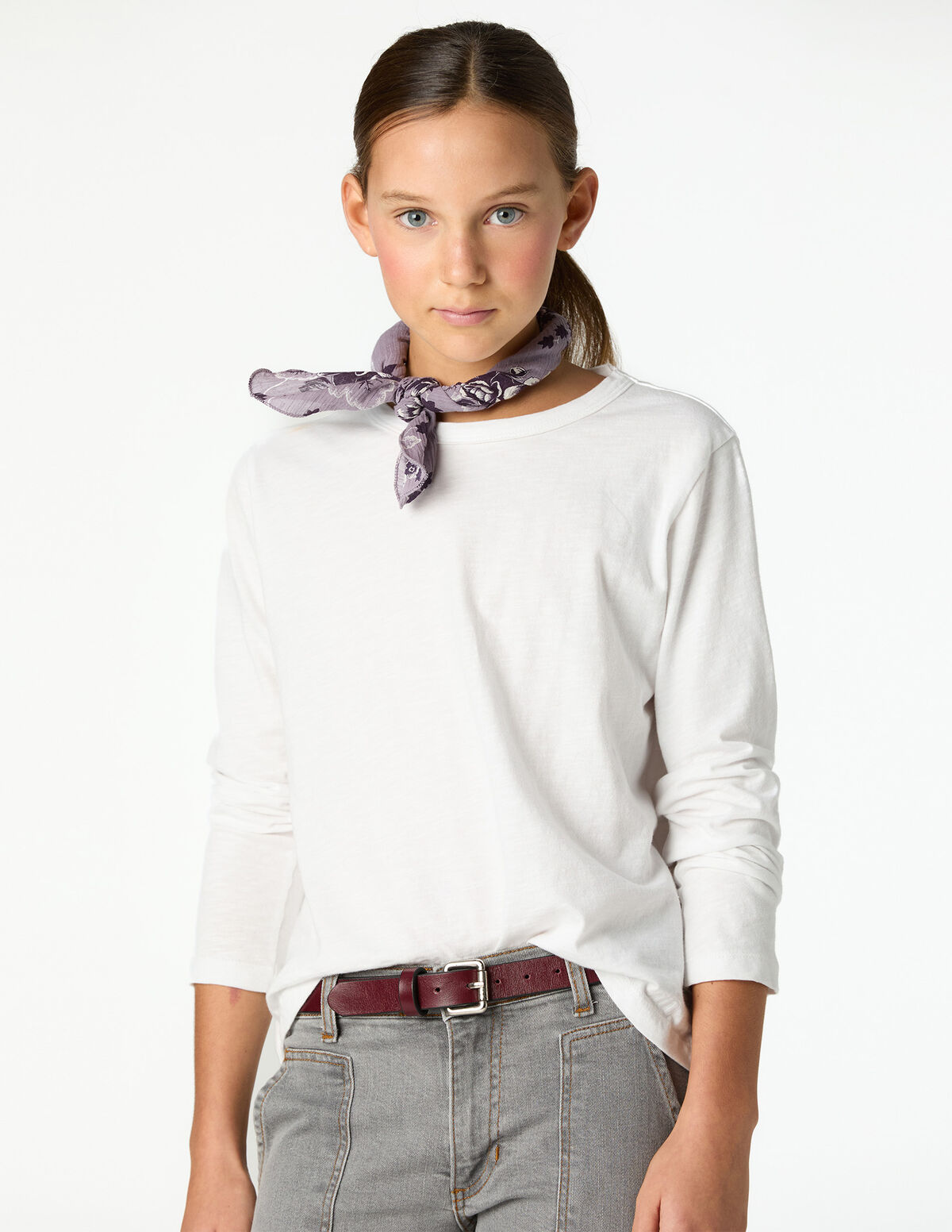 ANTHRACITE LONG-SLEEVE T-SHIRT