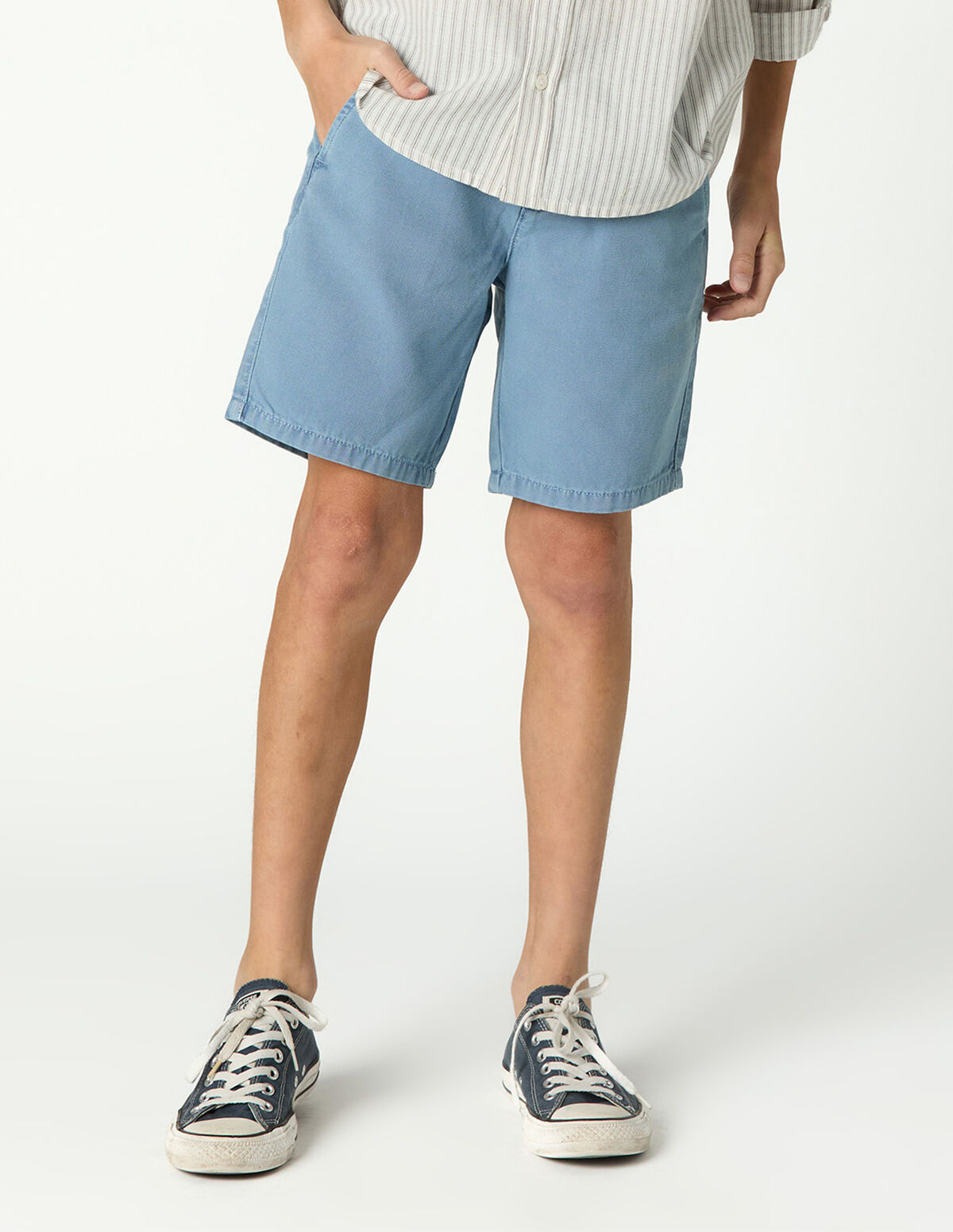 ANILINE BLUE CHINO SHORTS