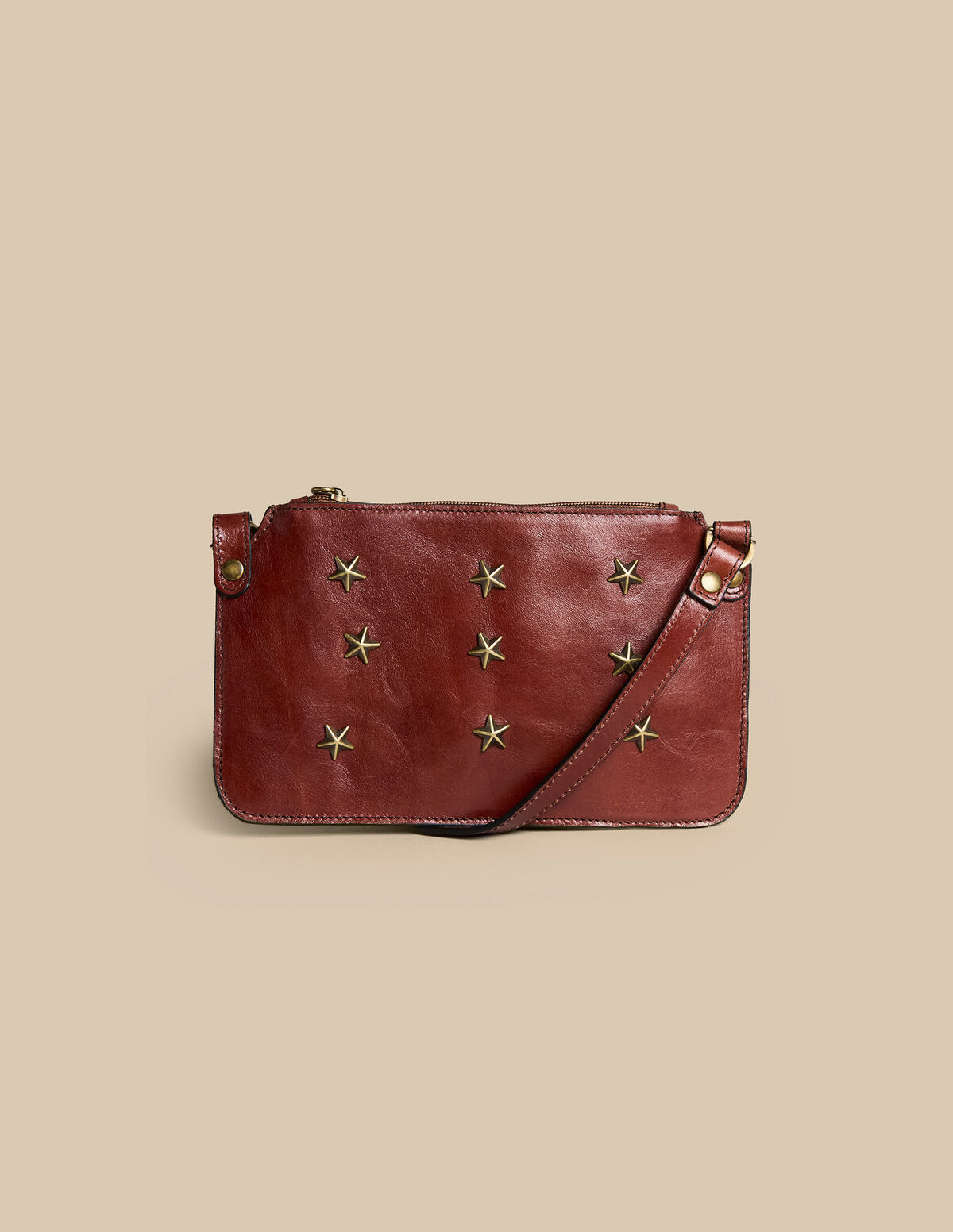 BOLSO ESTRELLAS MARRON