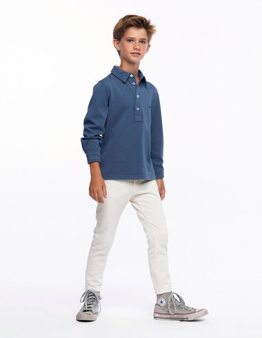 White 5-pocket trousers - Autumn Collection for Boys - Nícoli