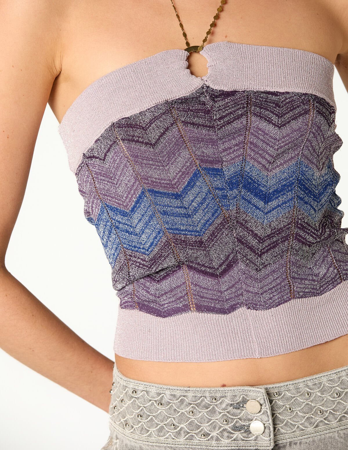 TOP CORRENTE KNIT OVERCAST