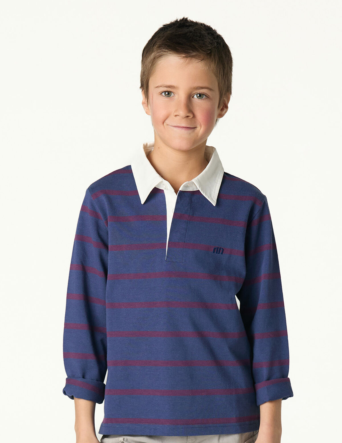 SWEATSHIRT POLO RISCAS AZUL