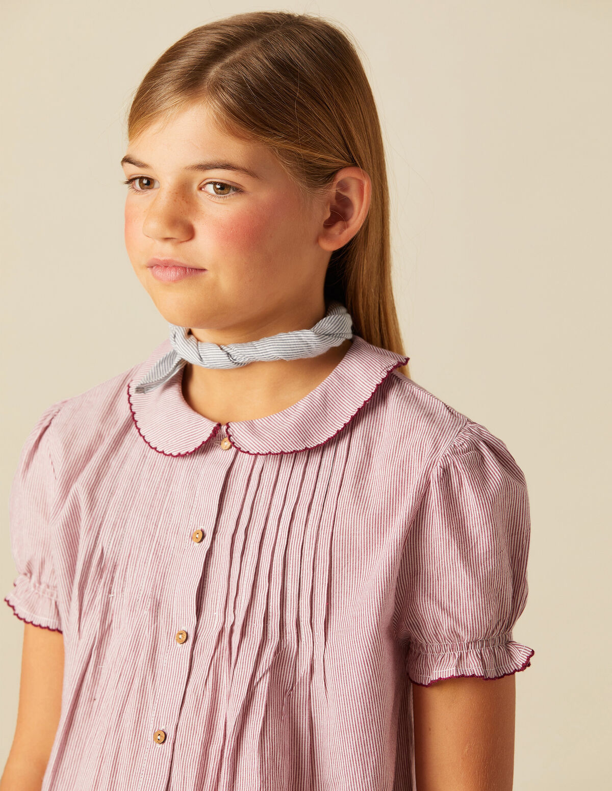 CAMISA MIL RAYAS AZUL