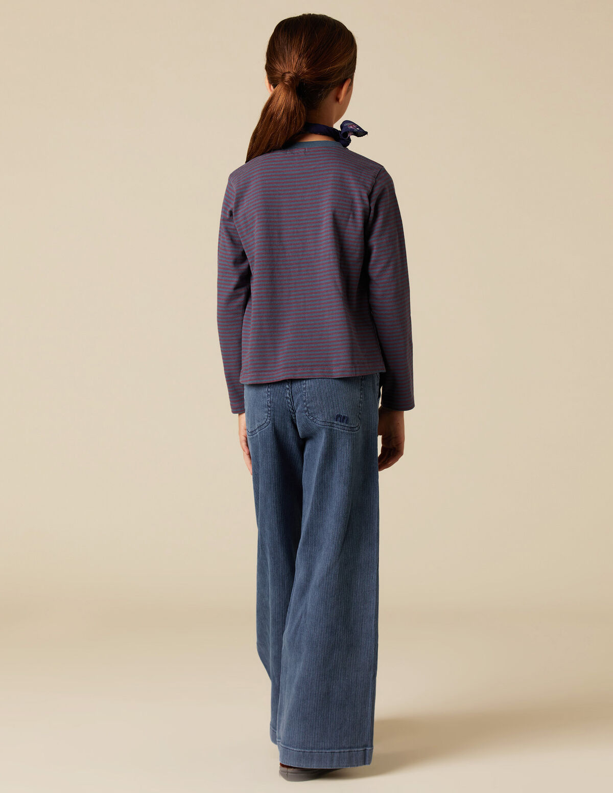 DENIM CORDUROY TROUSERS