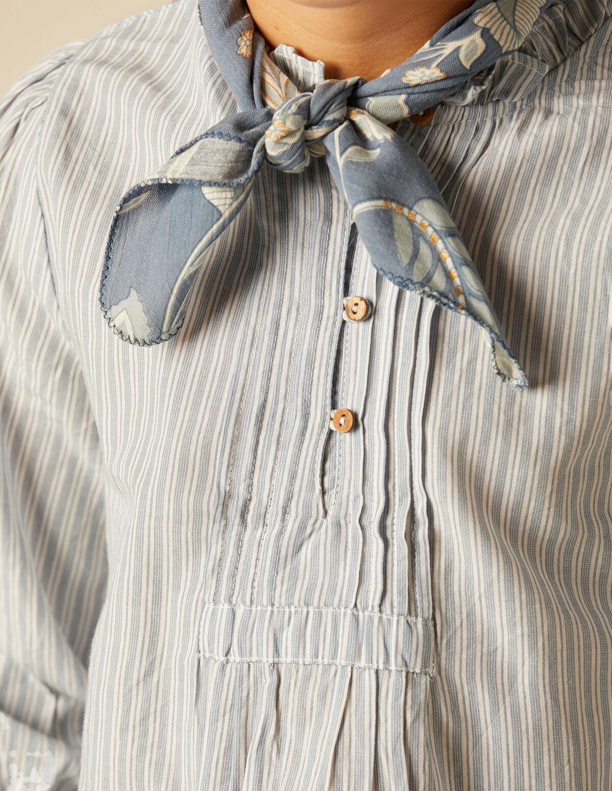 BLUE STRIPED SHIRT