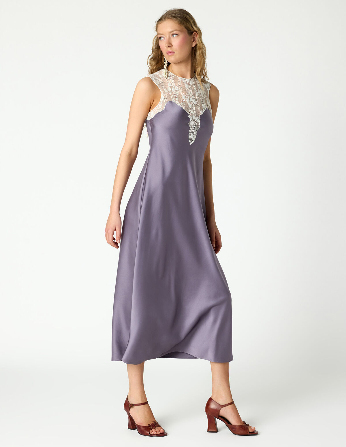 PURPLE LACE DRESS