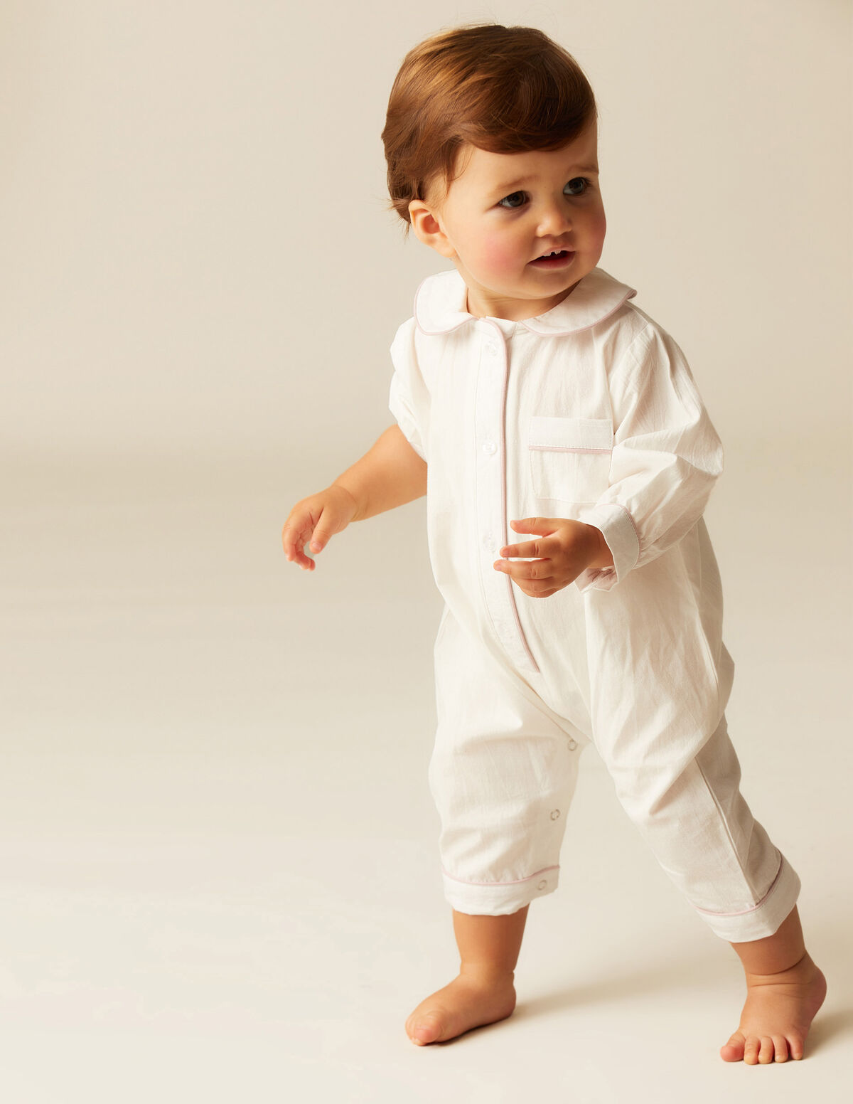 CONTRAST BLUE BABY PYJAMAS