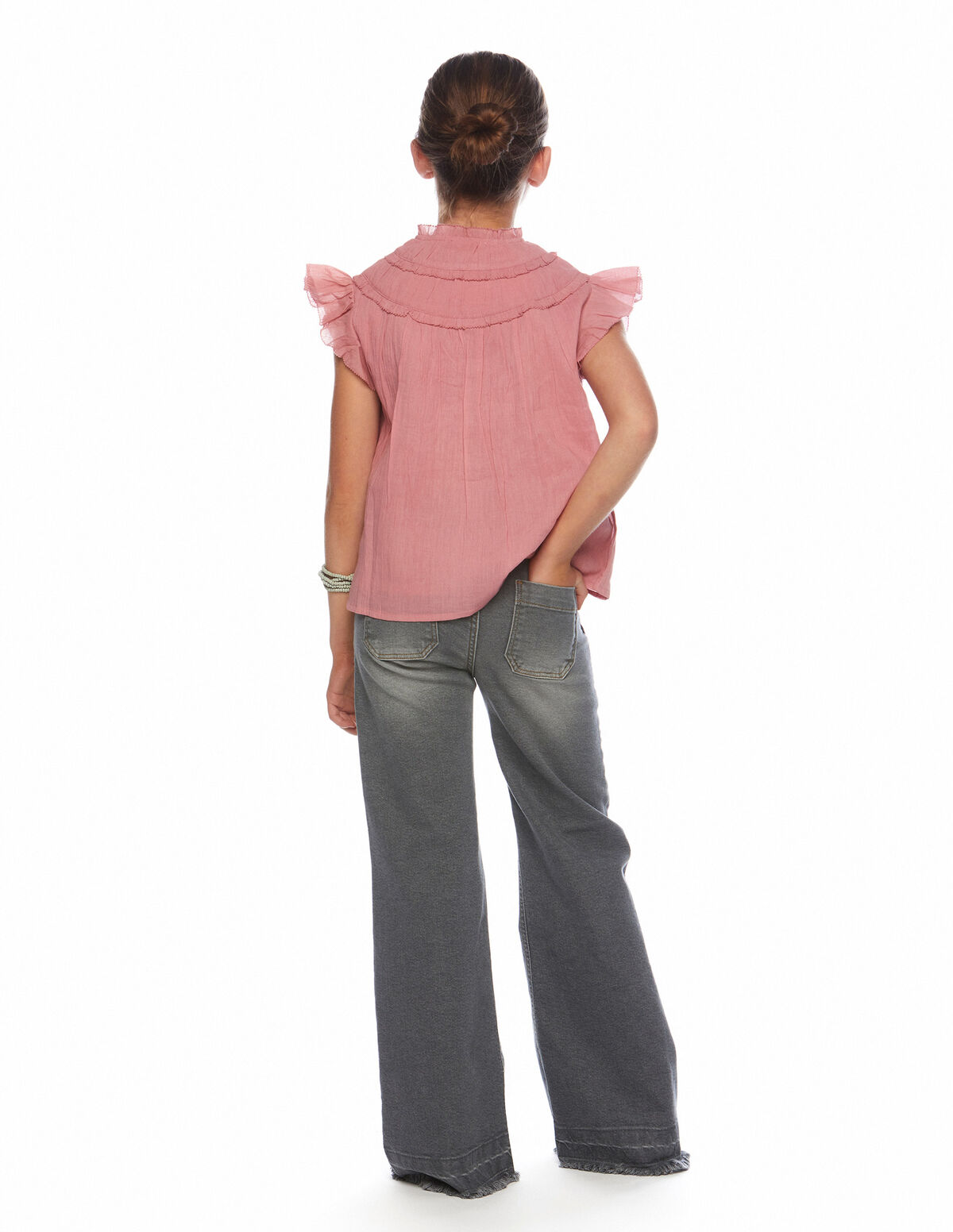 Camisa corte pico fresa