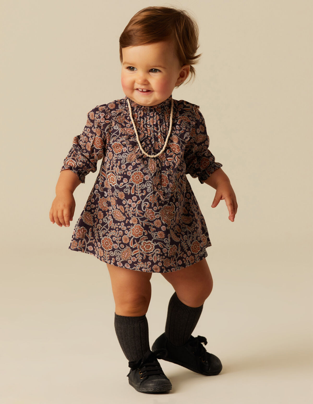 BABY LIGHT BLUE FLOWER  DRESS