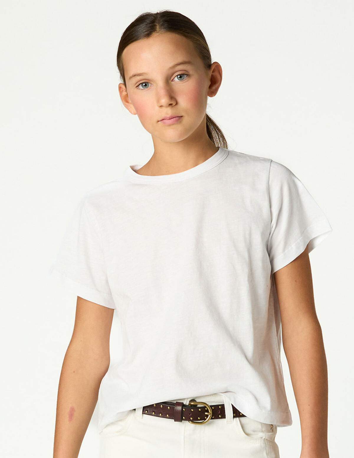 WHITE 'NN' SHORT-SLEEVED T-SHIRT