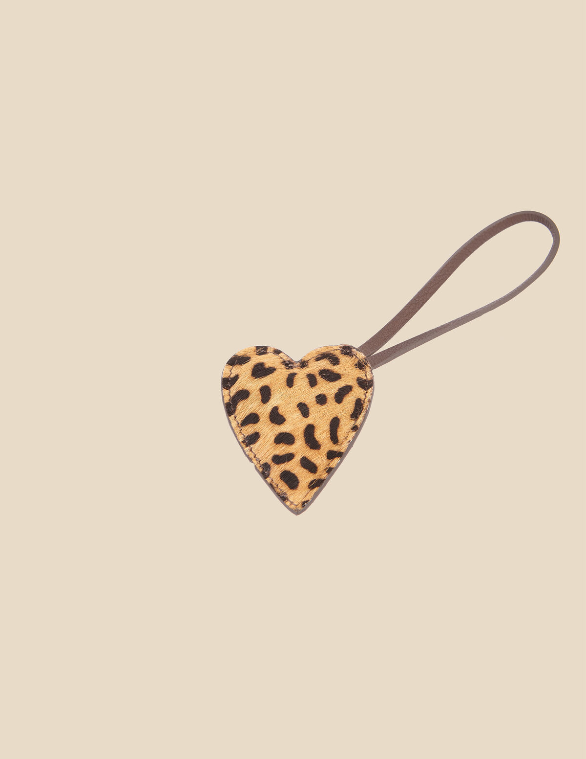 LEOPARD HEART KEYCHAIN