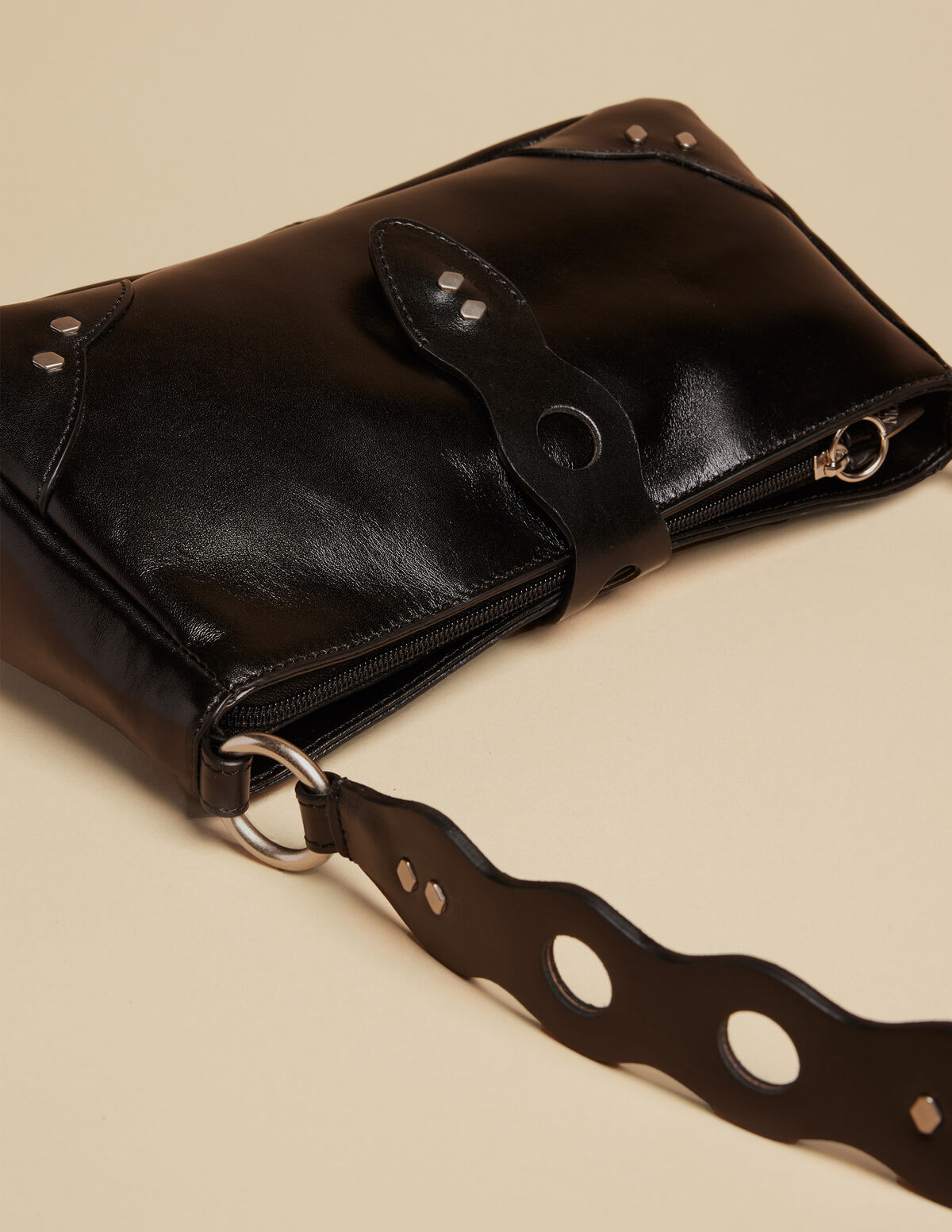 BROWN SPLIT LEATHER MIX BELT