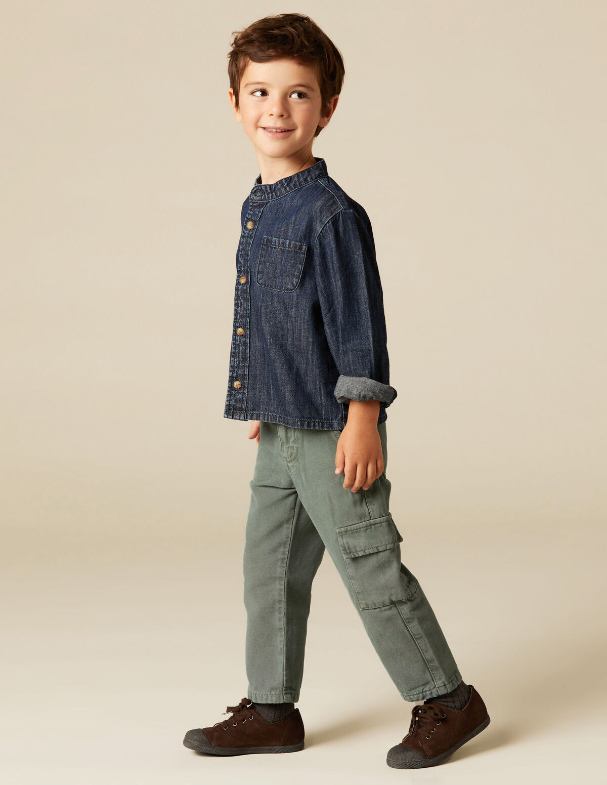 HUNTING GREEN CARGO TROUSERS