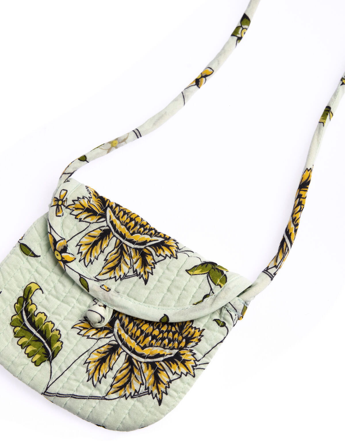 CAPPUCCINO INDIAN PRINT CROSSBODY BAG