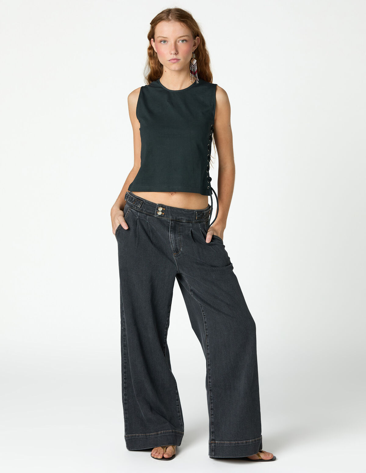 JEANS FIVELAS ANTRACITE