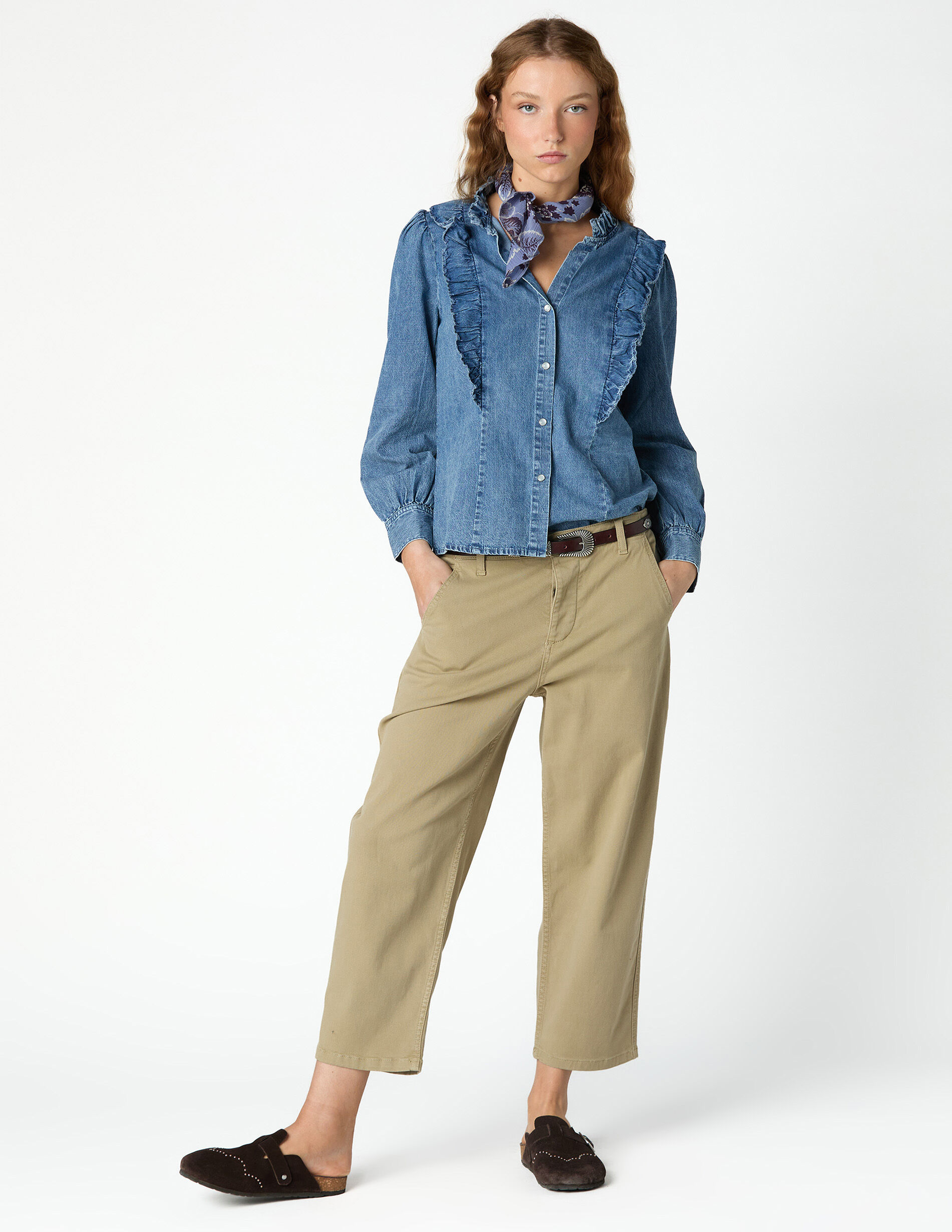 Olive trousers | NICOLI