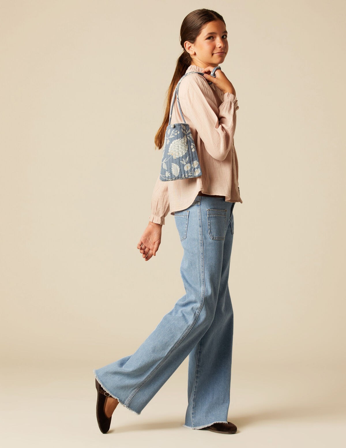 PANTALÓN BOLSILLOS VAQUERO AZUL