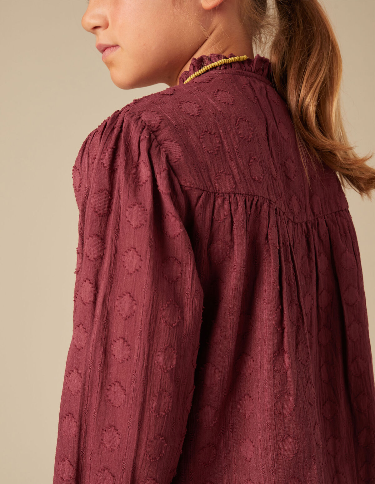 CAMISA ROMBOS MARRÓN