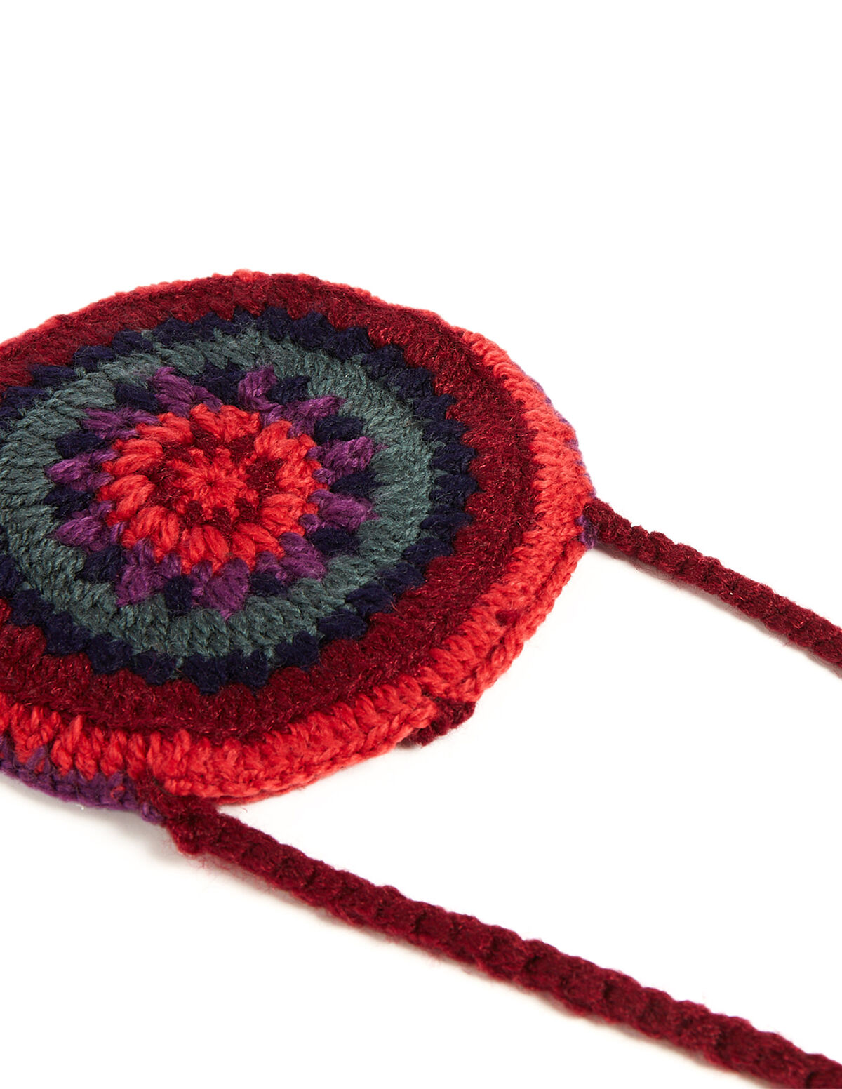 Bandolera punto multicolor redonda mora