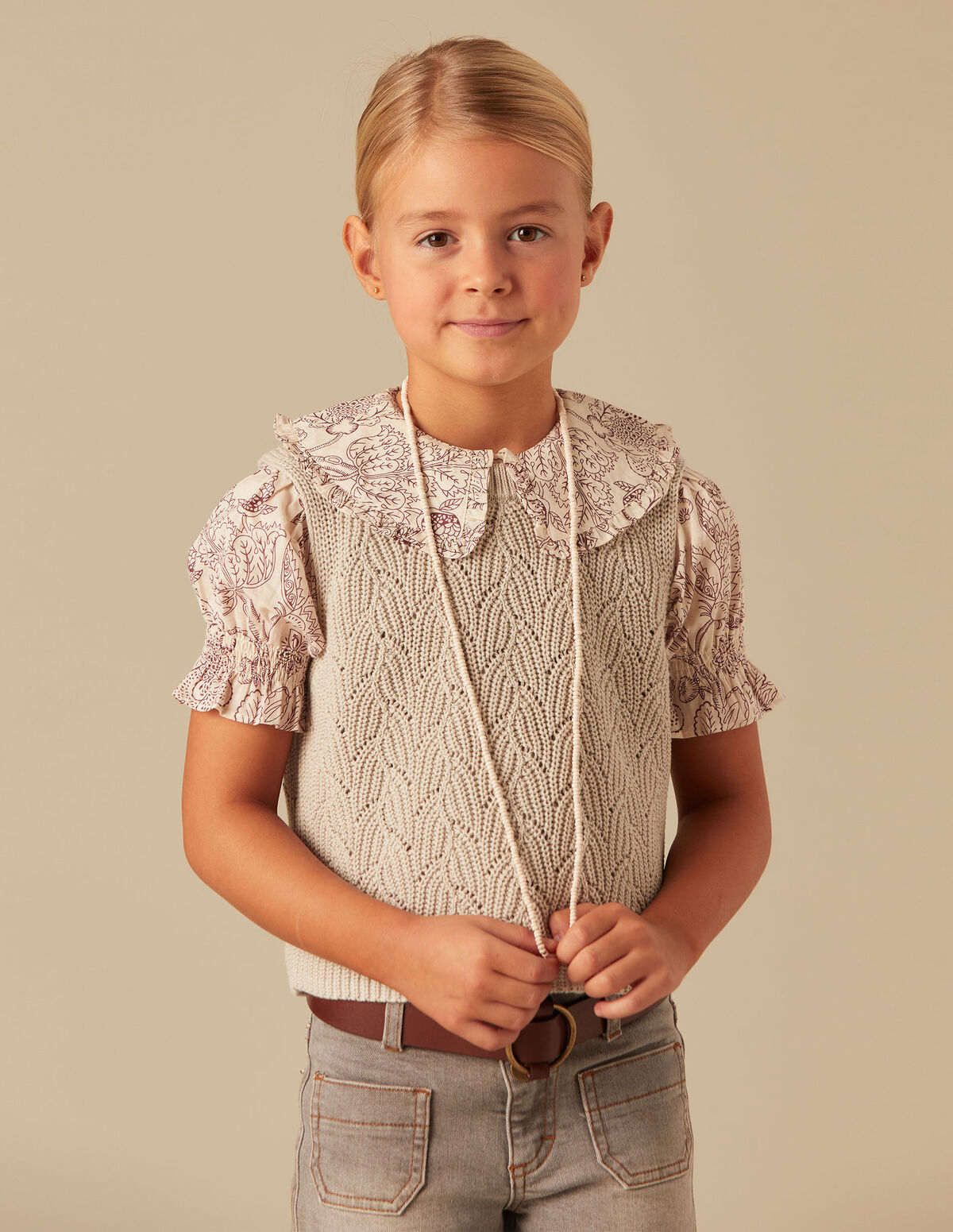 GILET MAILLE CERCLES