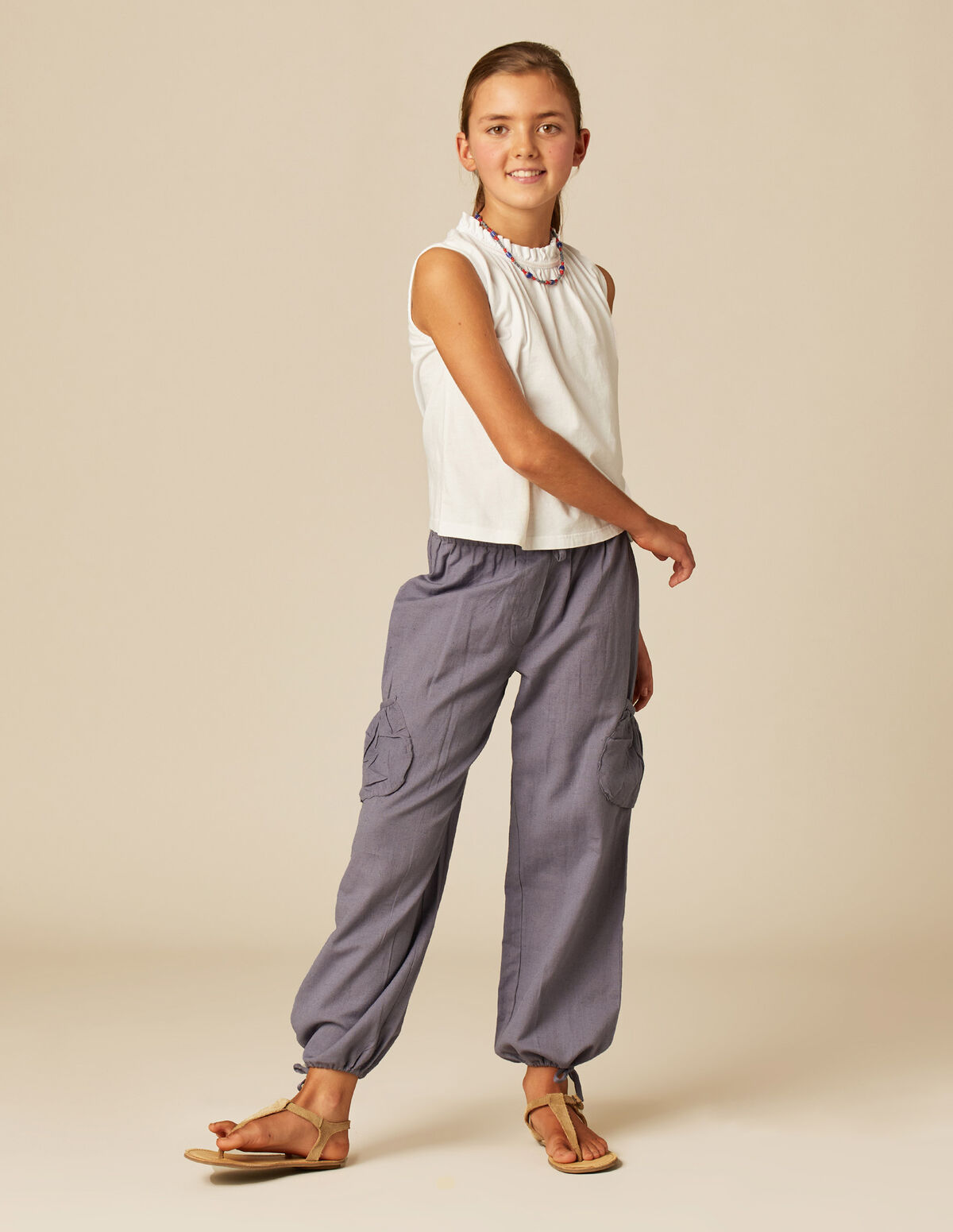 PANTALON POCHE BLEU
