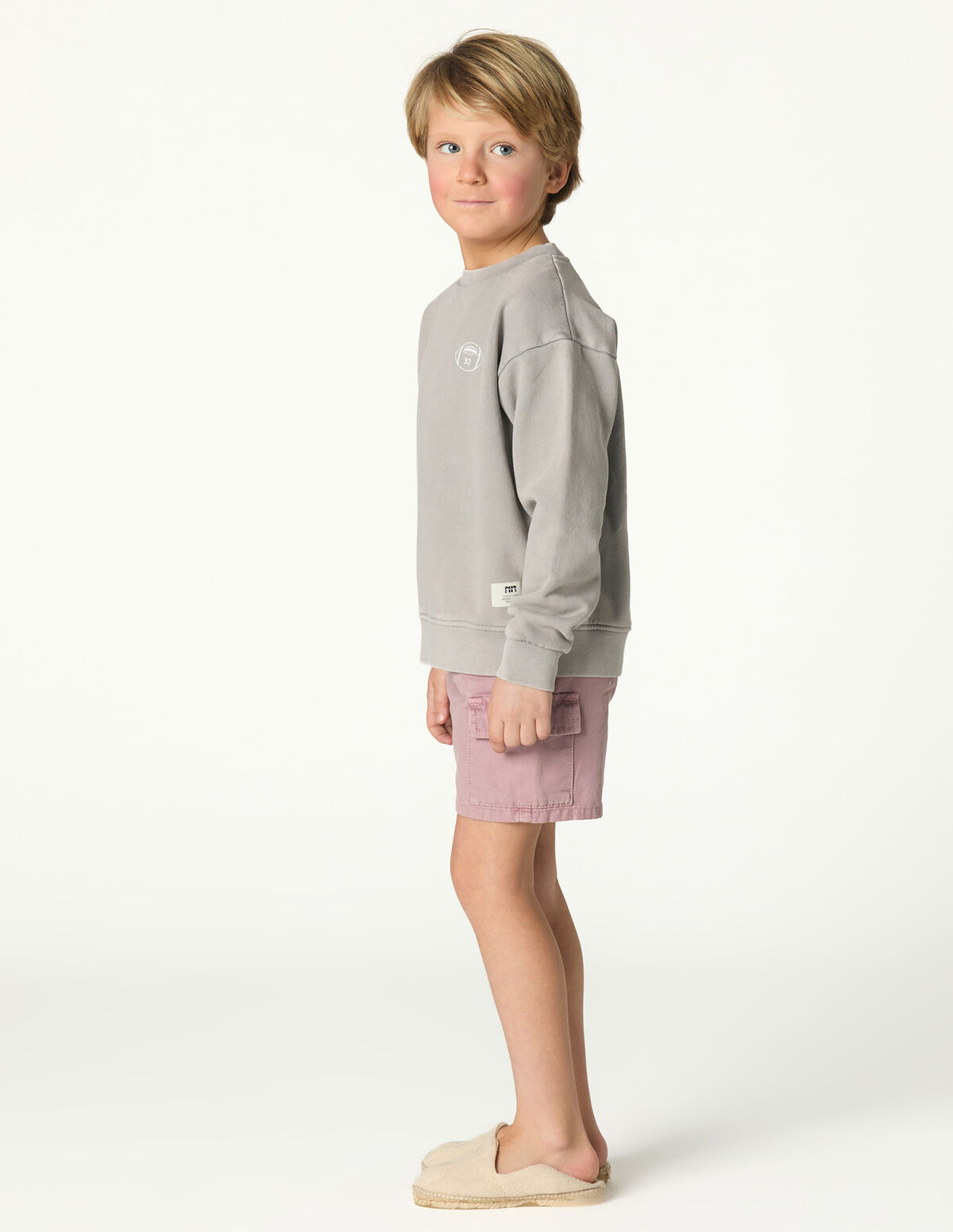 SWEATSHIRT CINZENTA RUGBY