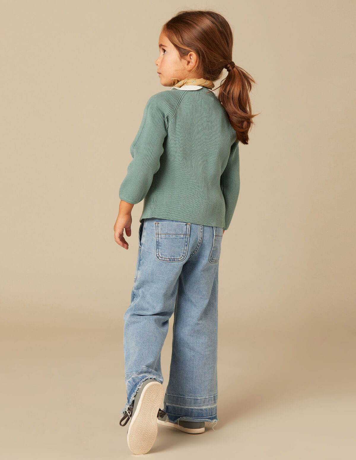 VESTE CÔTELÉE BLEUE
