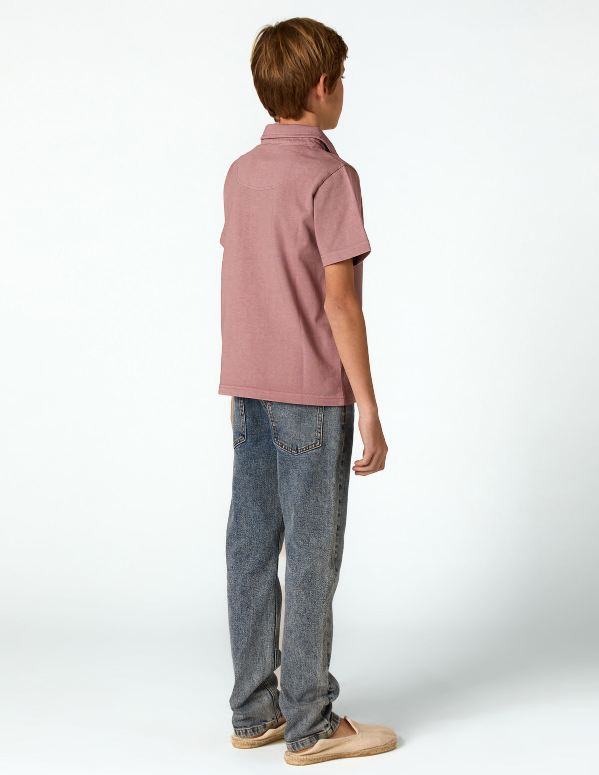 ANILINE BLUE 'NN' POLO SHIRT