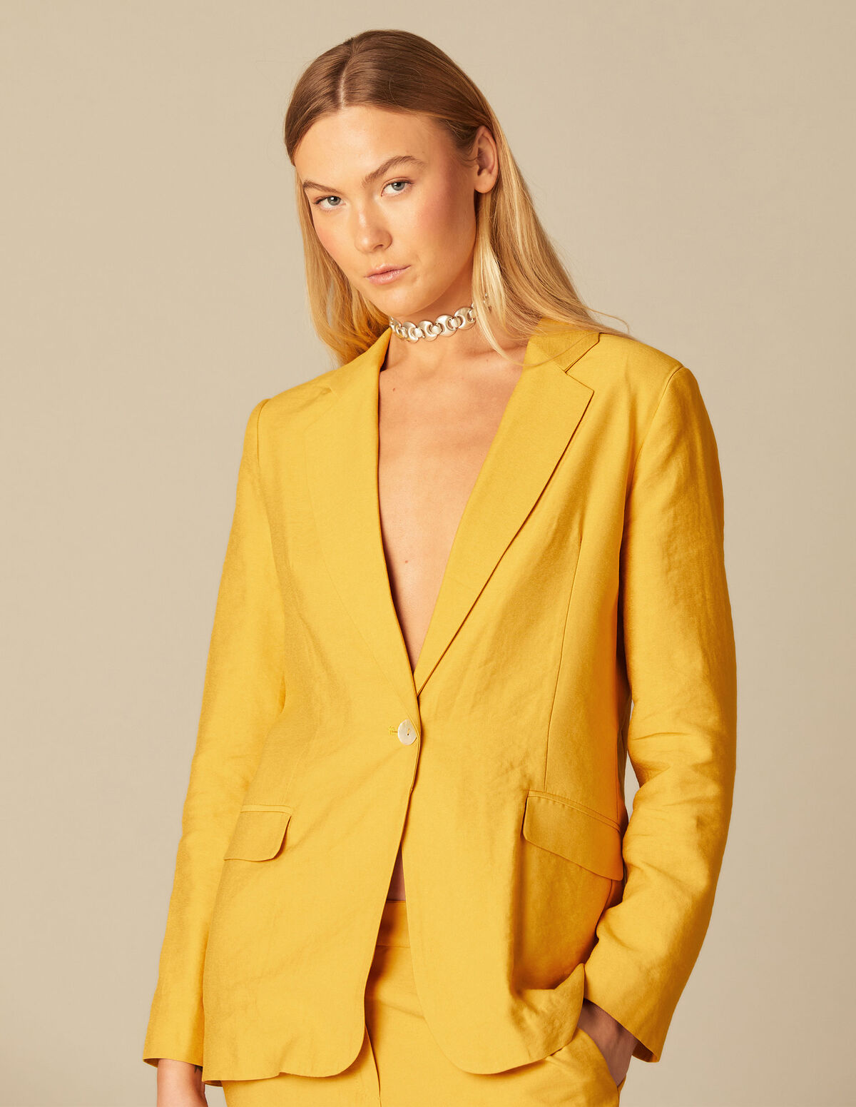 BLAZER JAUNE