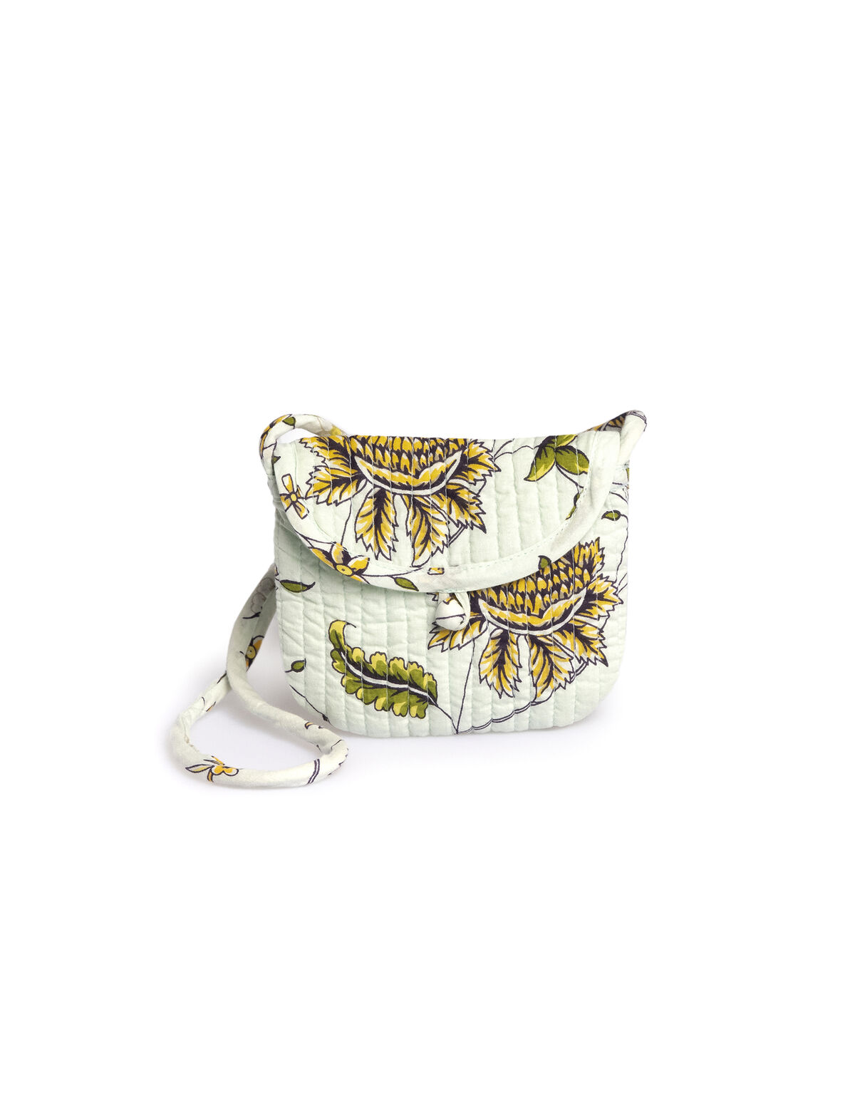 CAPPUCCINO INDIAN PRINT CROSSBODY BAG