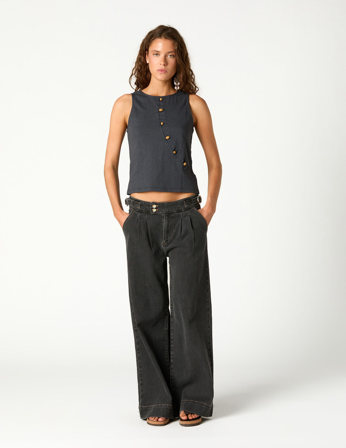 JEANS FIVELAS CRU