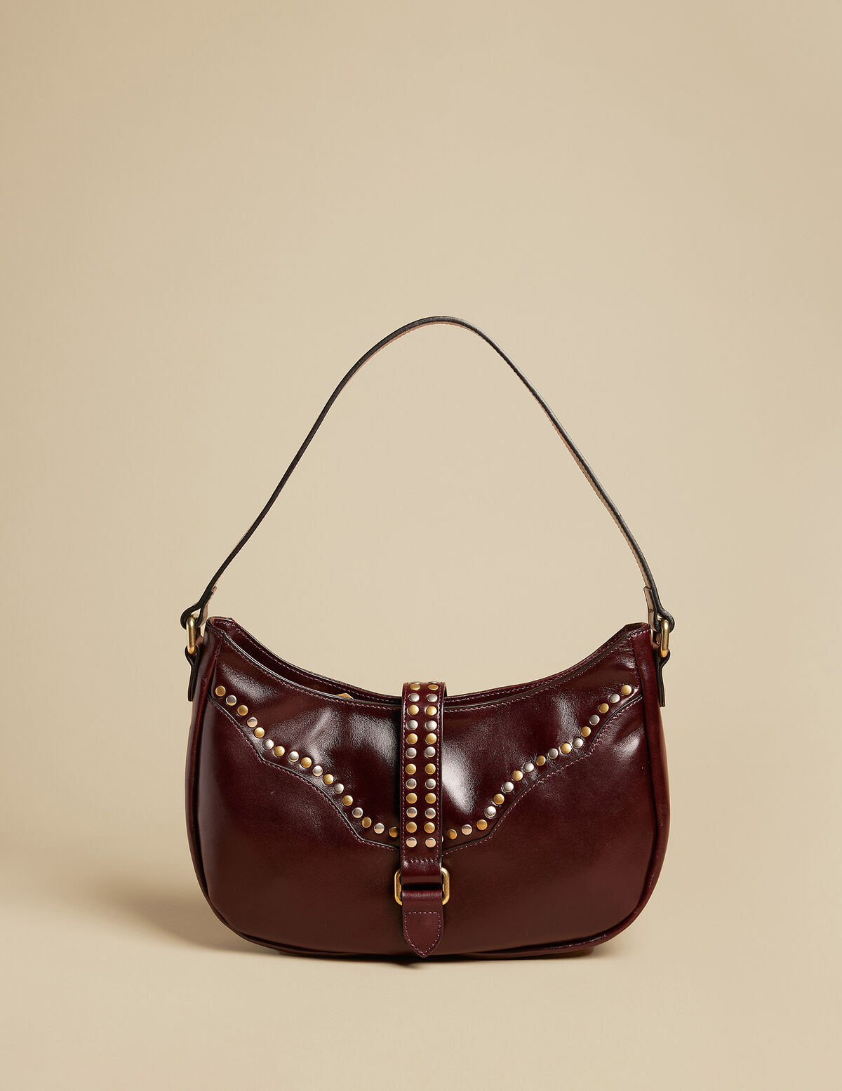 BOLSO TACHAS SERRAJE VERDE