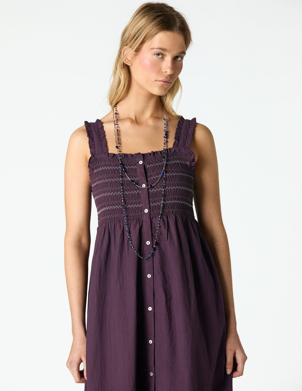 BITTERSWEET SMOCKED DRESS