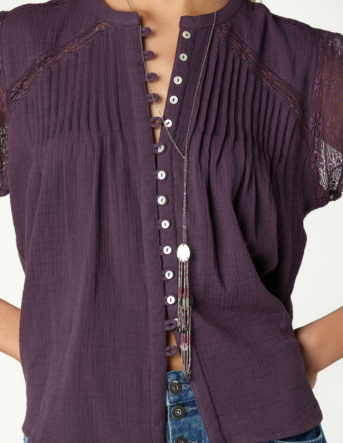BRANDY PIN-TUCK SHIRT