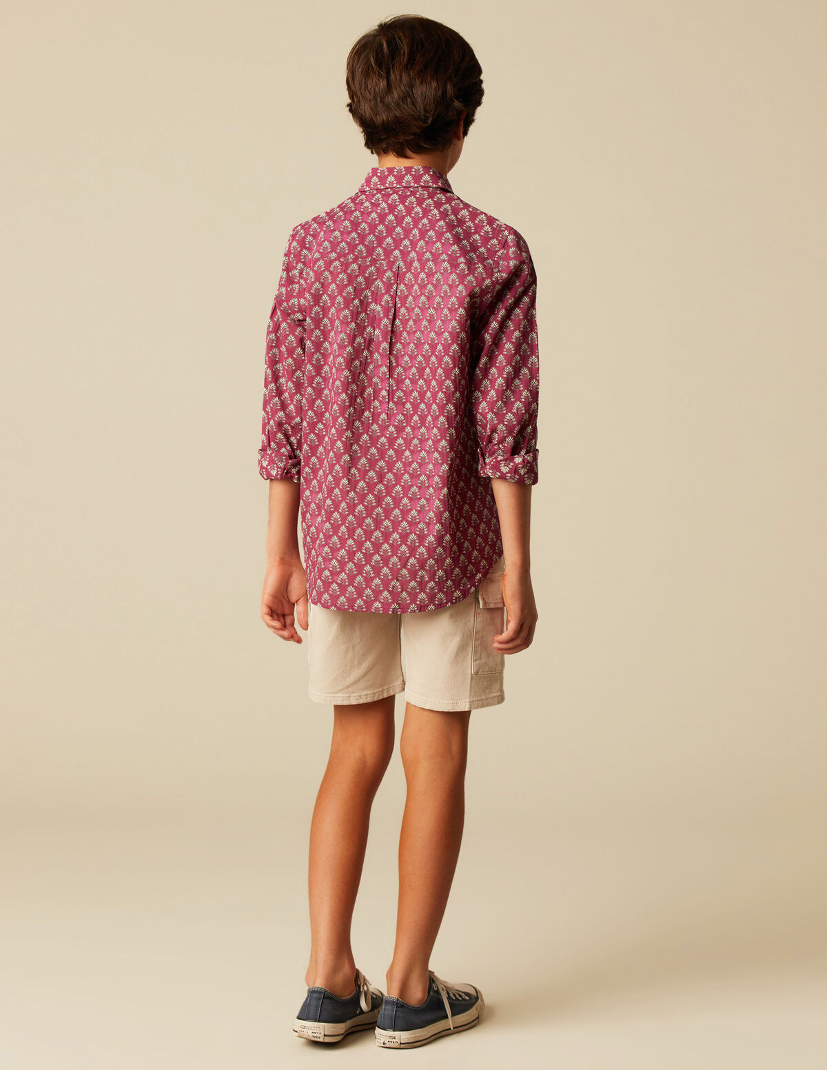 CAMISA BUTI HOJA MORA
