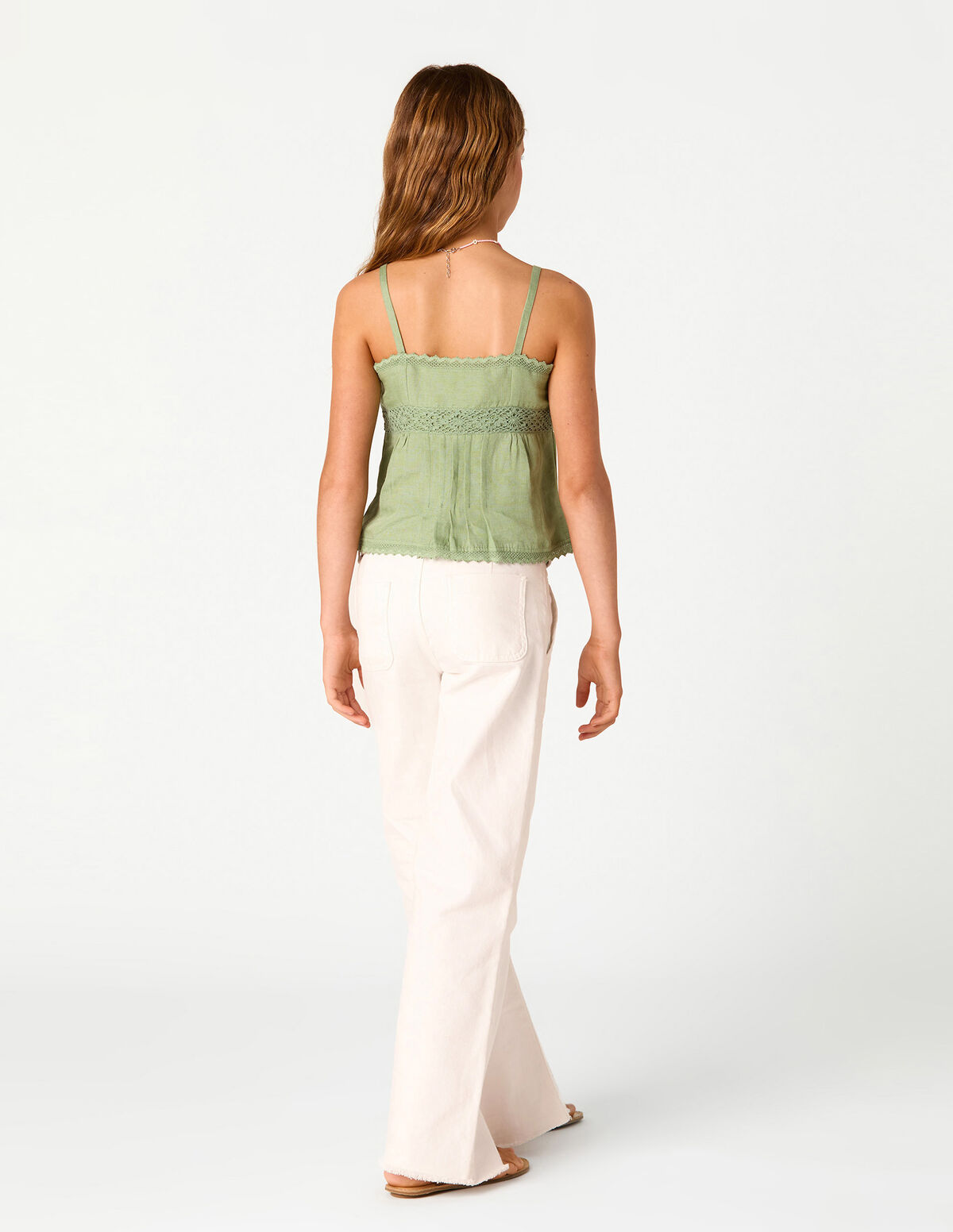 Pantal&oacute;n wide leg vaquero azul