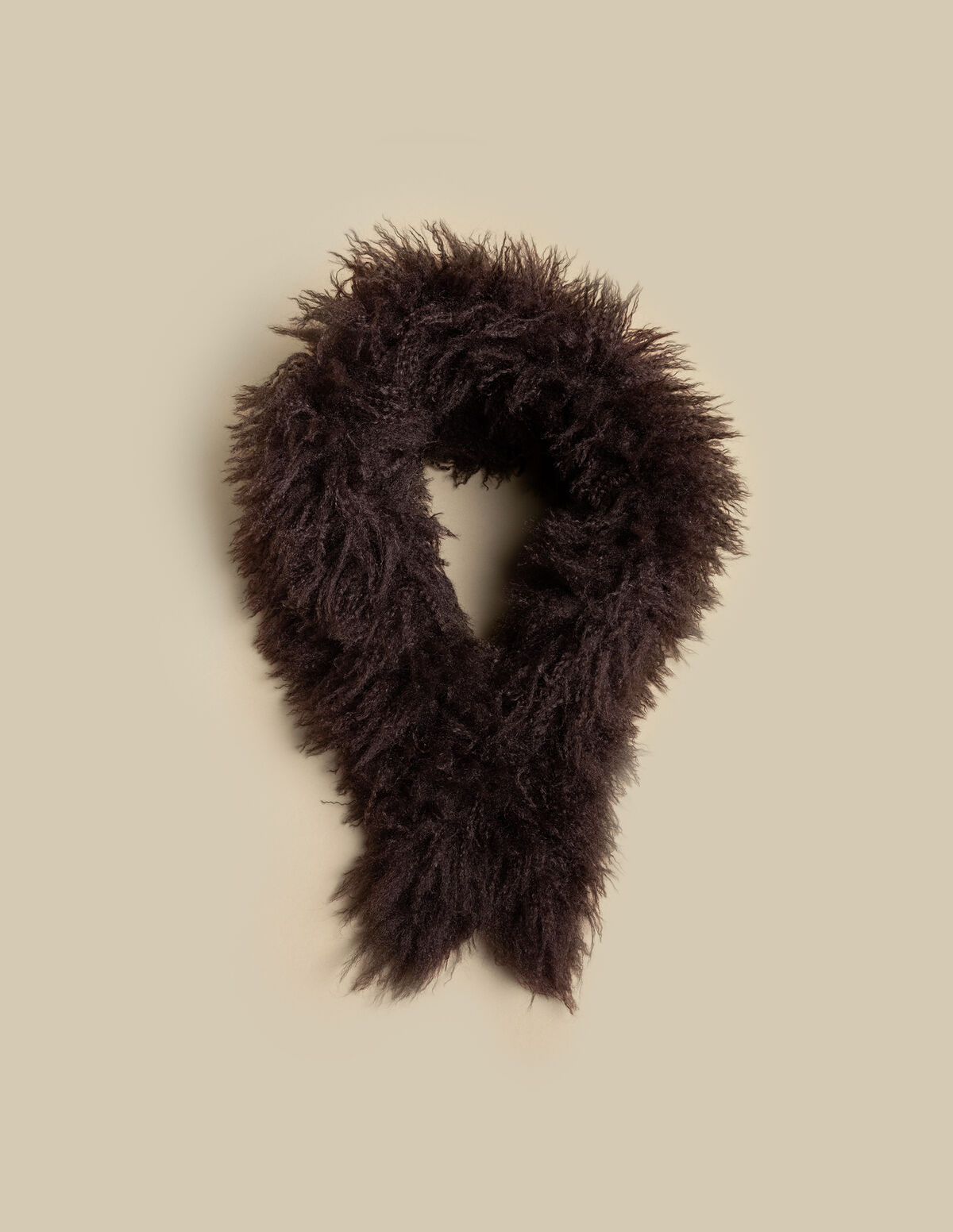 BLUE FUR COLLAR