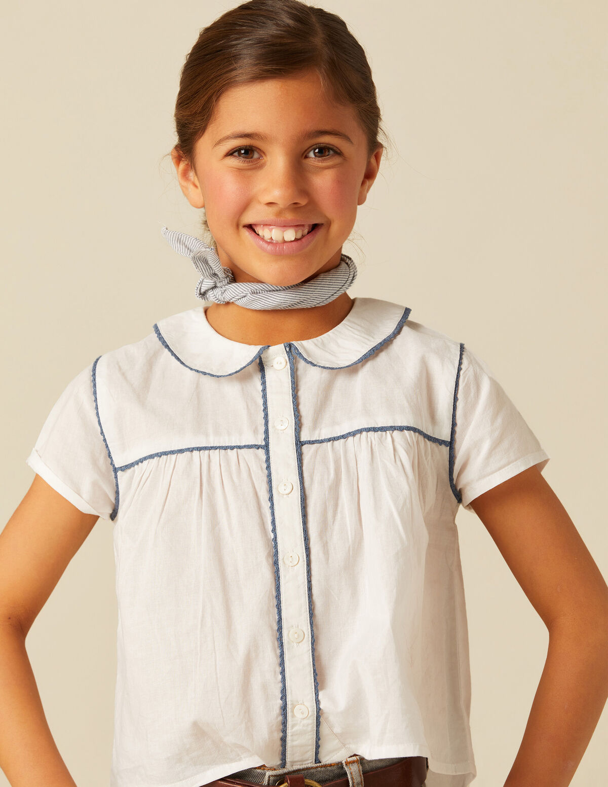 CAMISA PICONELA AZUL