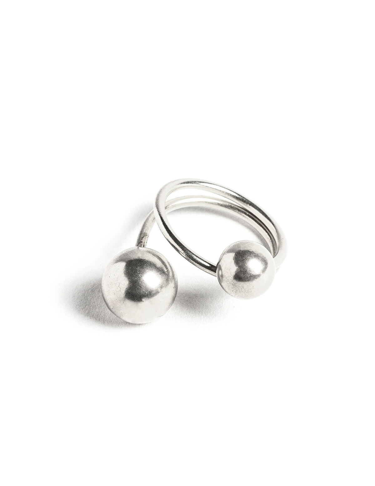 ANILLO DORADO ESFERA PEQUEÑO AGATHA
