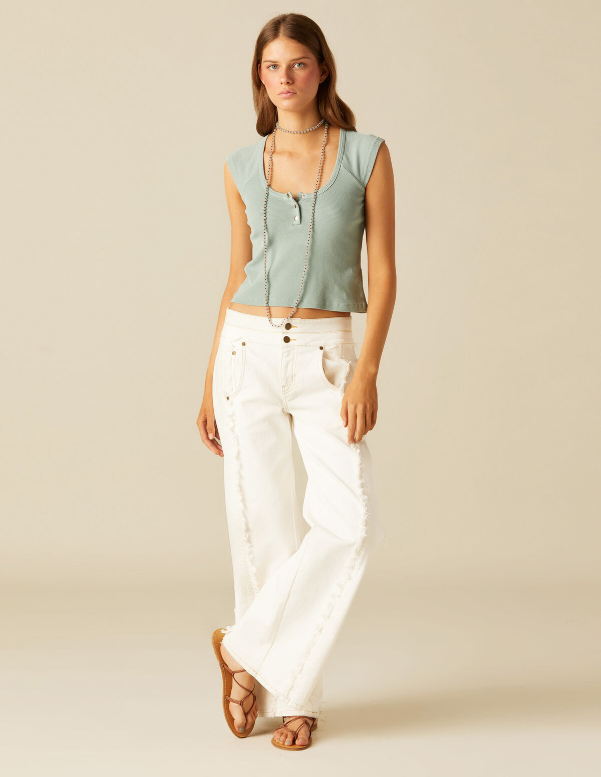 CAMISETA SNAP BLANCA