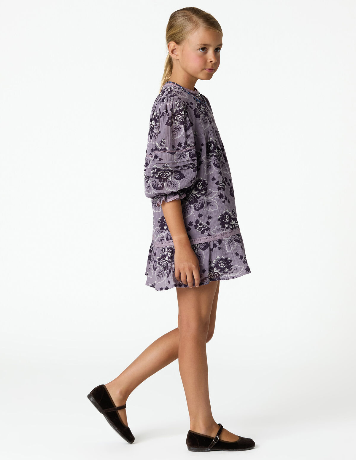 VINTAGE OVERCAST PRINT DRESS