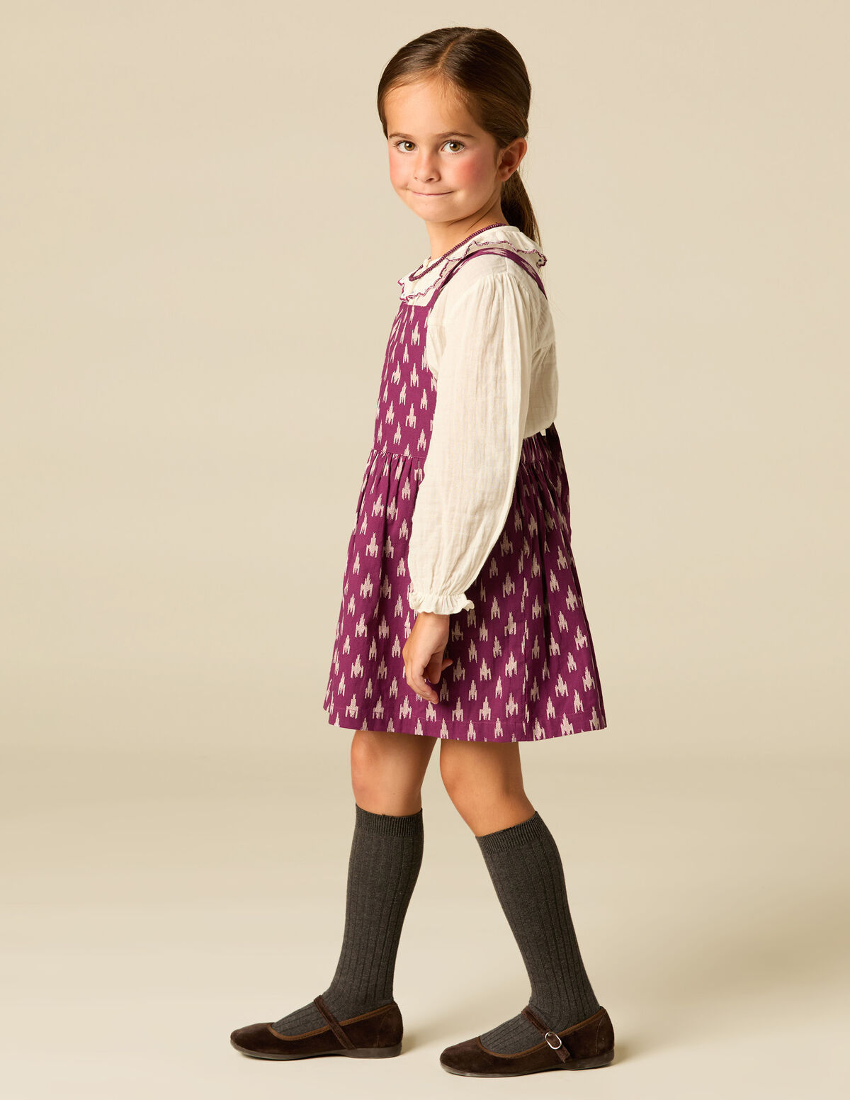 IKAT PINAFORE DRESS