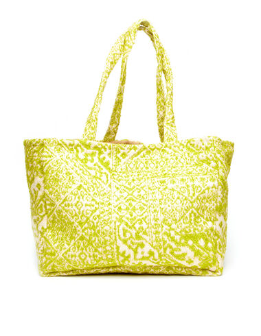 Large green printed bag - View all > - Nícoli