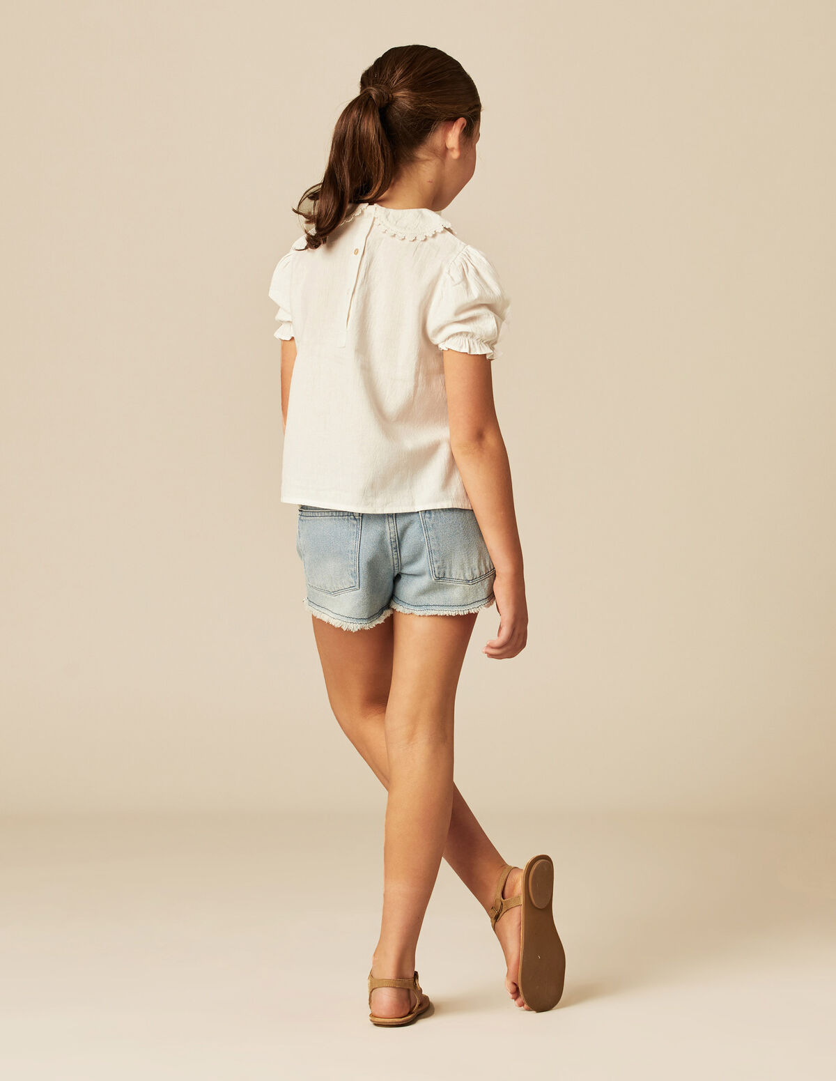 CAMISA ENCAJES CUELLO