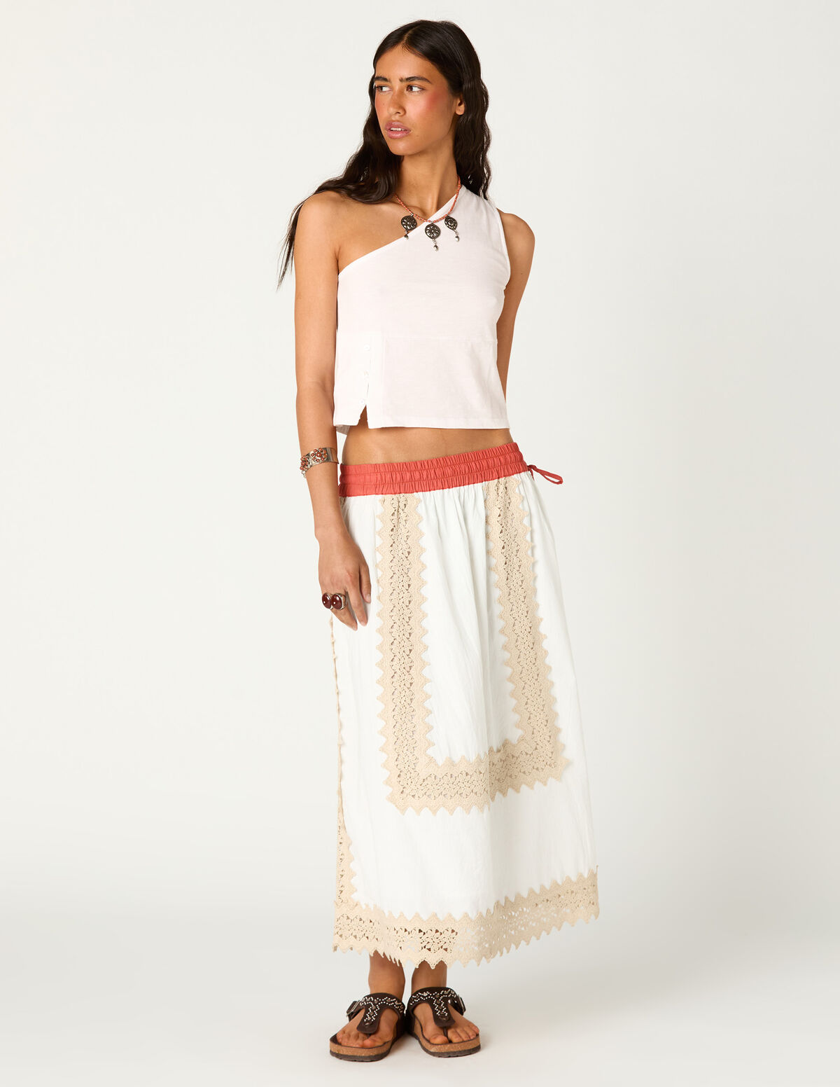 BRODERIE SKIRT 