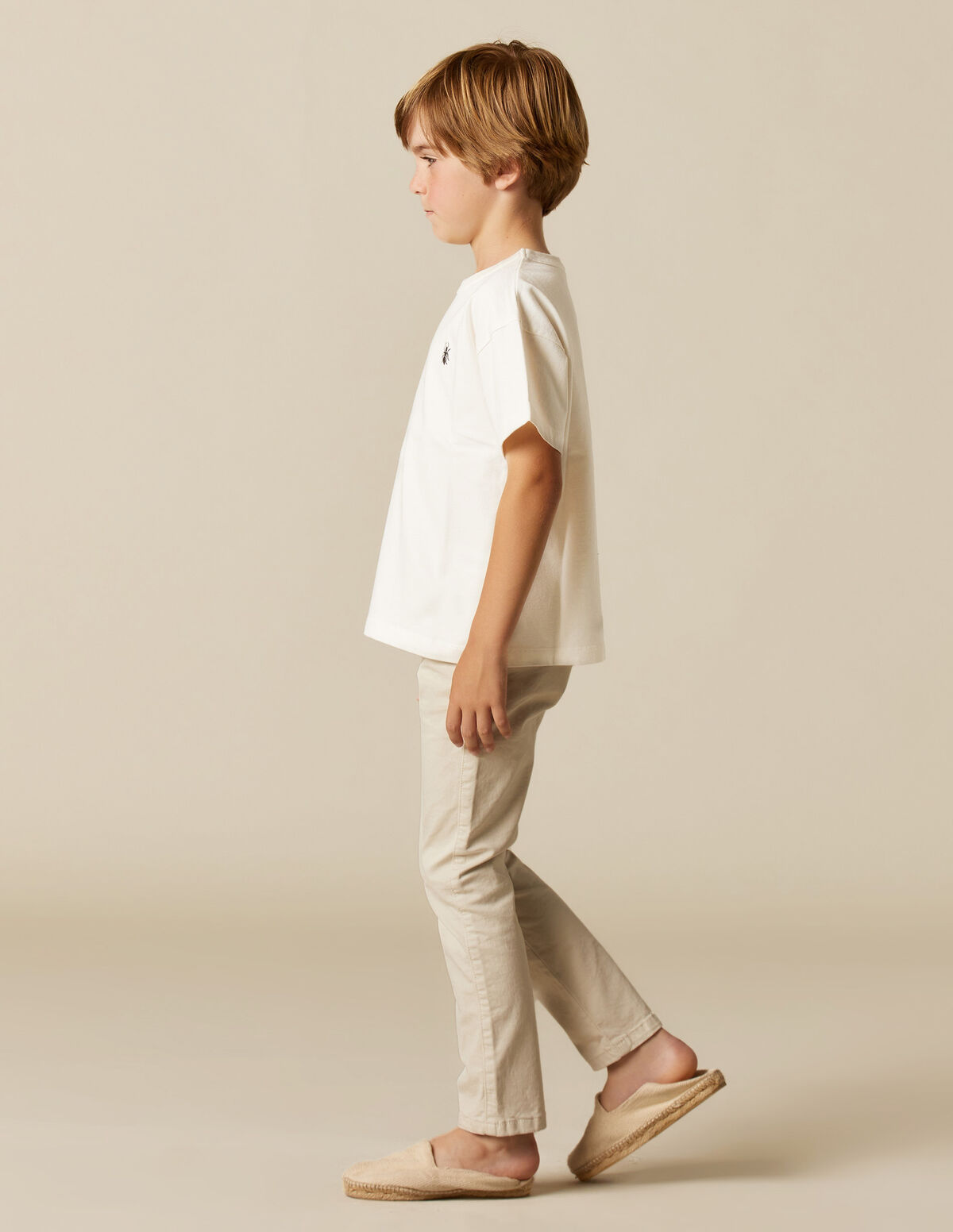 SAND-COLOURED CHINOS