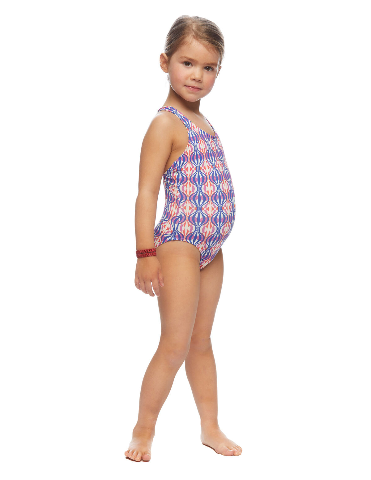 Strawberry geometric print swimsuit - Swimwear - Nícoli