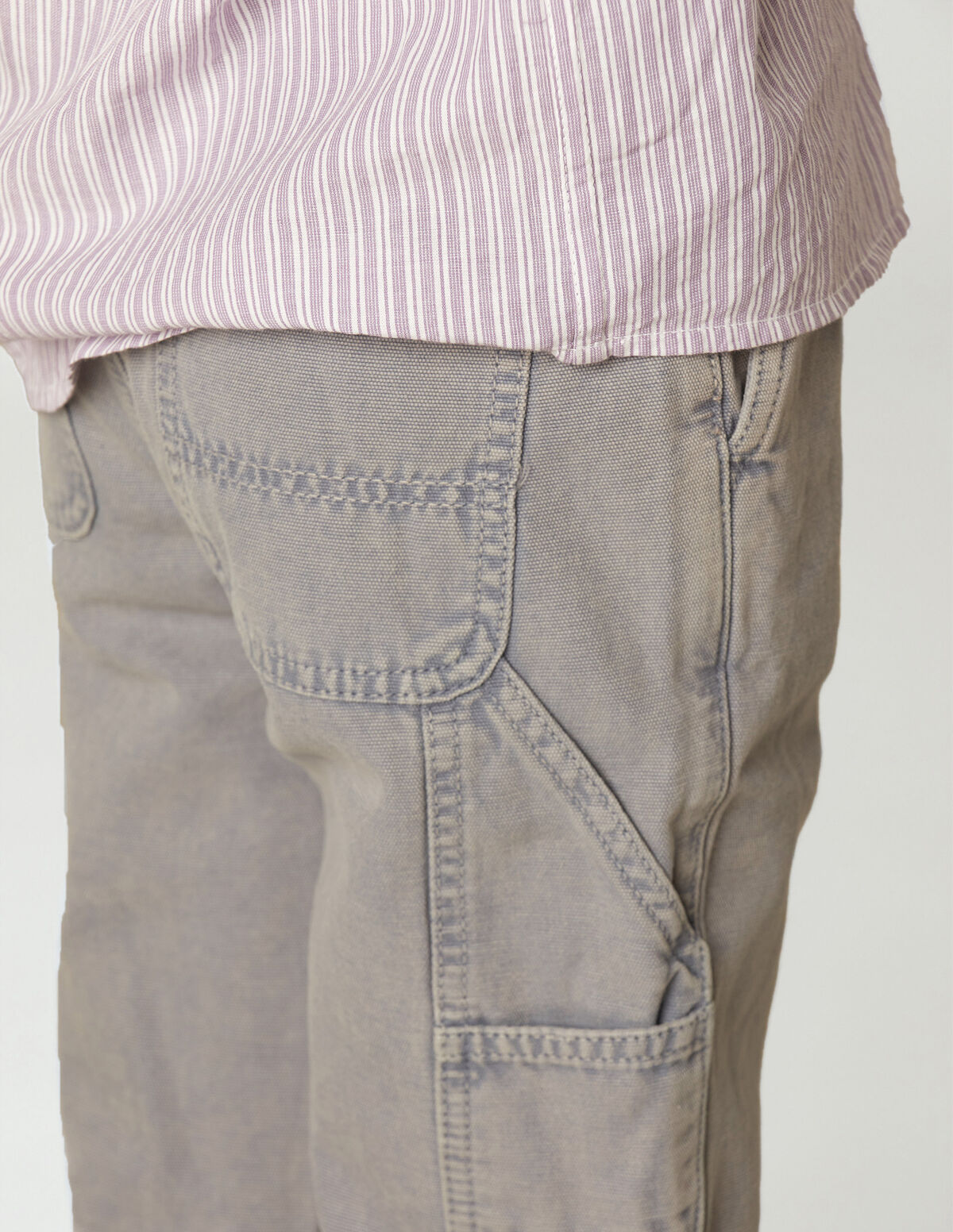 PEBBLE CARGO TROUSERS