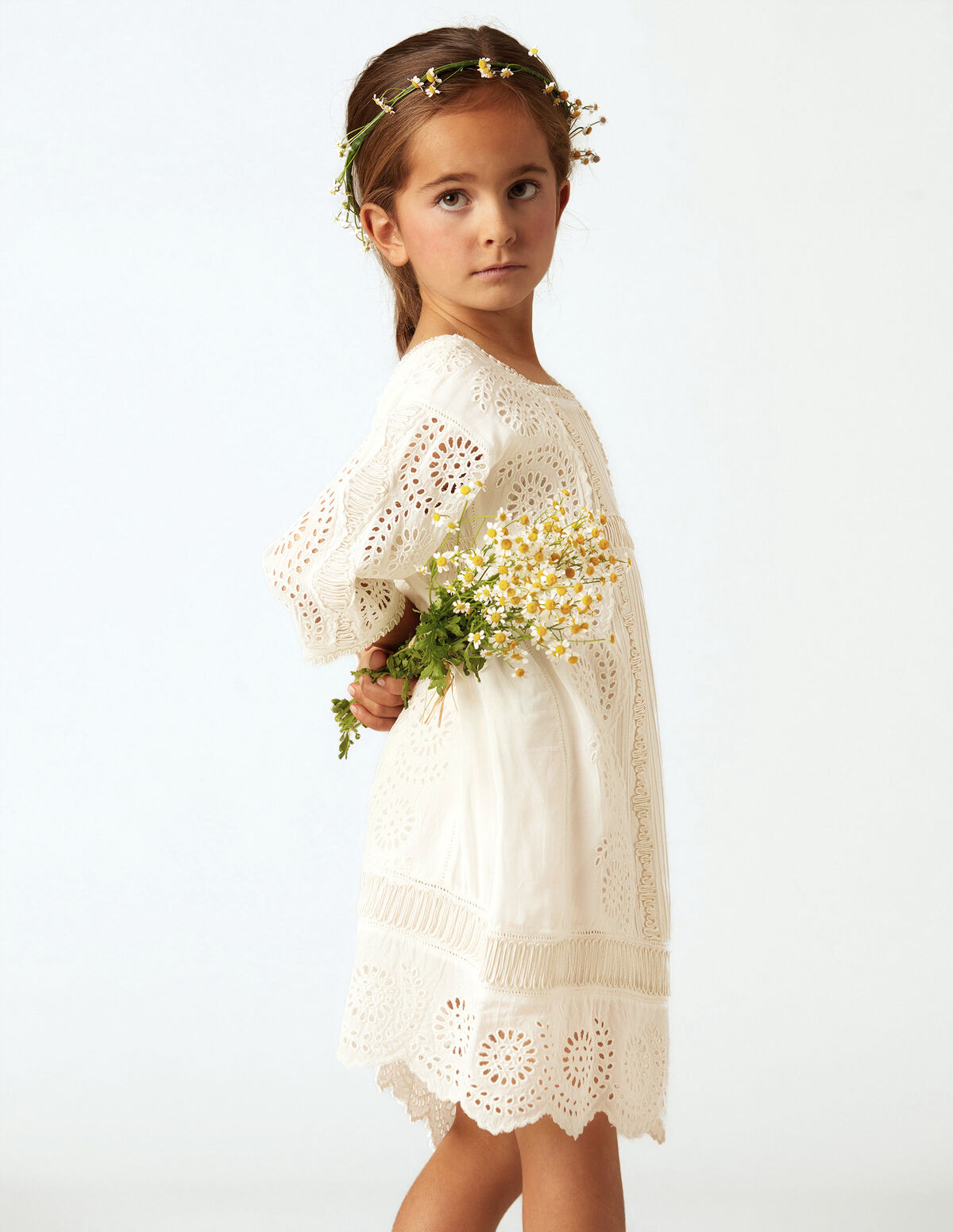 LACE FLOWER GIRL DRESS